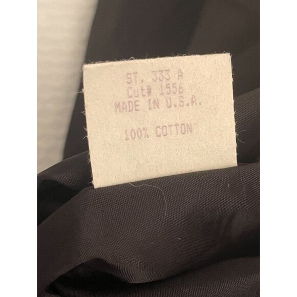 VTG 80s Geary Roark Kamisato Polka Dot Cotton Dress Buttons USA Made Size 12 - Picture 9 of 15